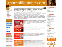 Tablet Screenshot of marcofilippone.com